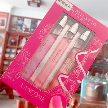 (Chính hãng) Set Nước Hoa Lancome Miracle 3pc ( Miracle 10ml + Miracle Secret 10ml + Miracle Blossom 10ml )