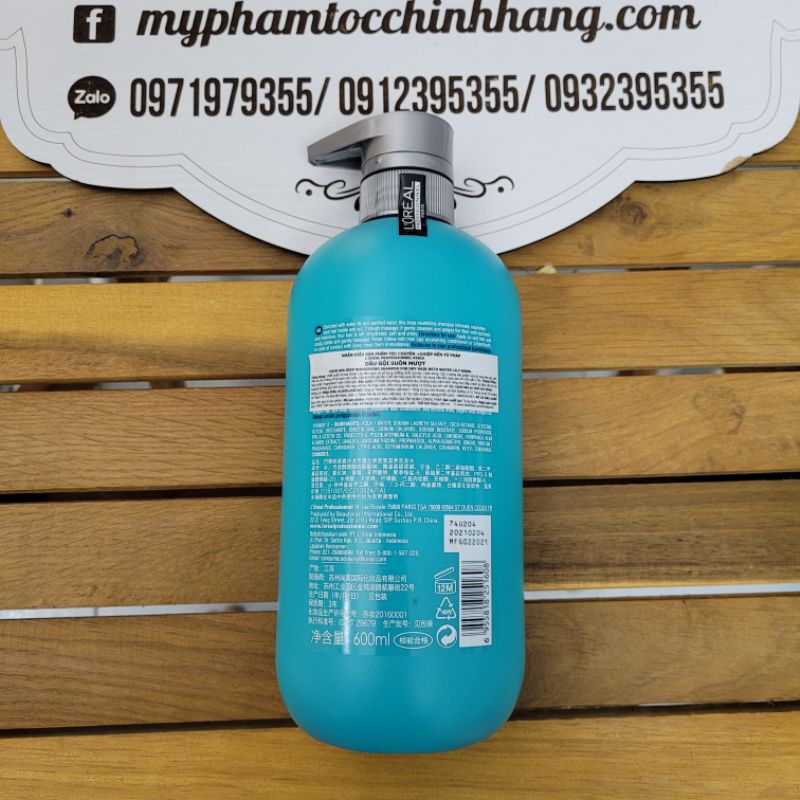 Dầu gội và dầu hấp suôn mượt L'oreal Hair Spa Deep nourishing 600ML - 500ML - 1500ML - 1000ML