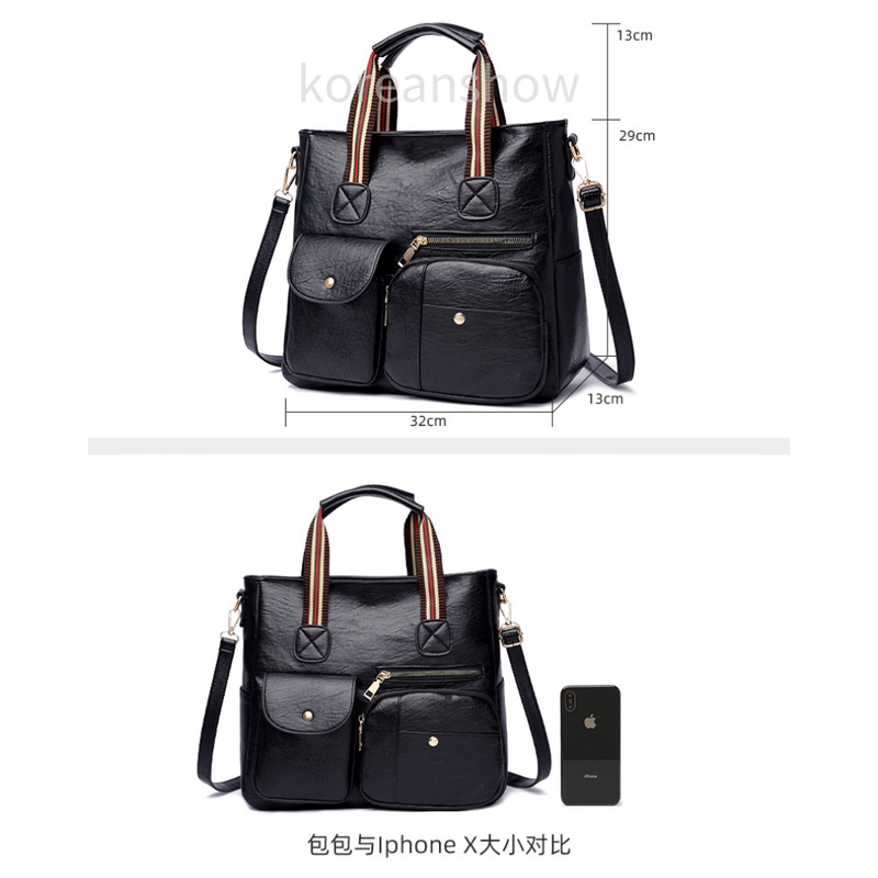 túi tote đeo chéo Túi Xách Da Đeo Vai Phong Cách Cổ Điển-67