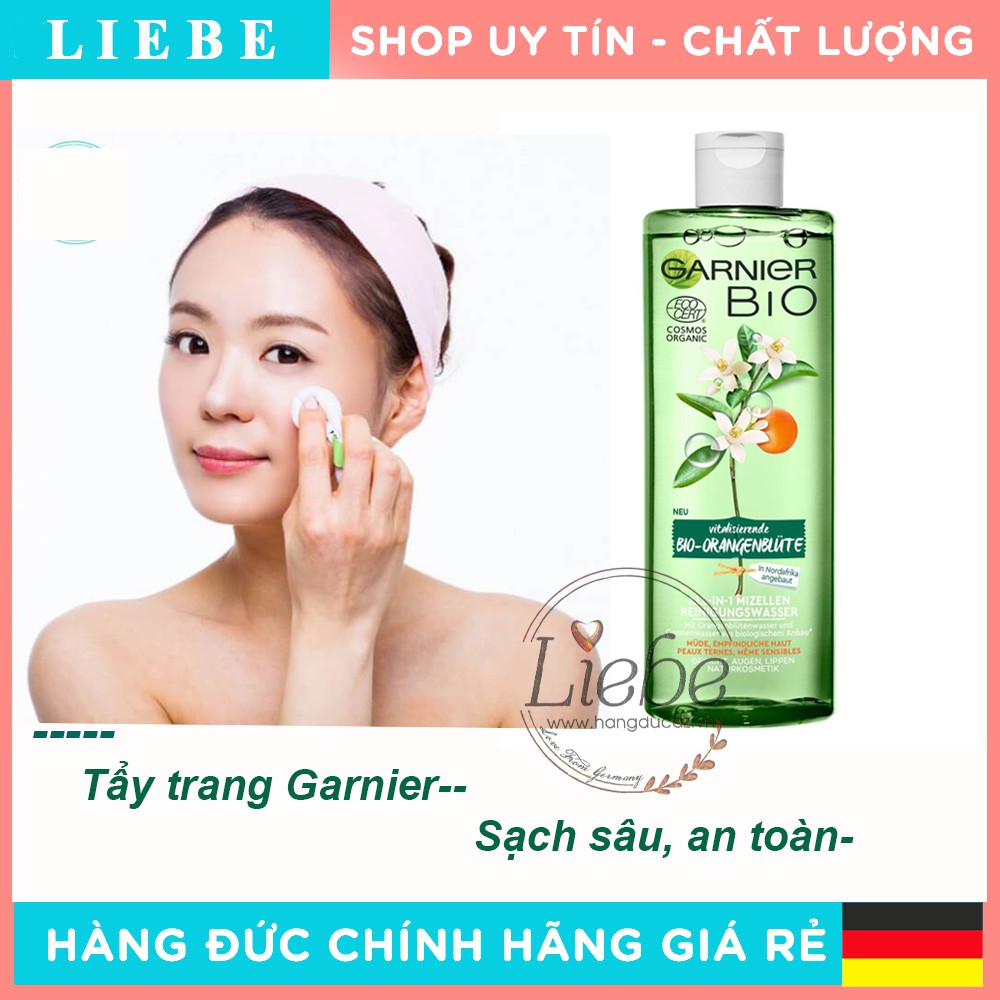 Nước tẩy trang Garnier All-in-1 Mizellen Reinigungswasser Orangenblüte