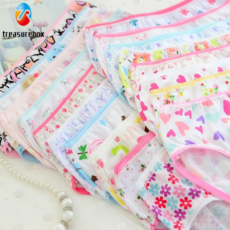 Set 6 Quần Lót Cotton Mềm Mại Cho Bé Gái