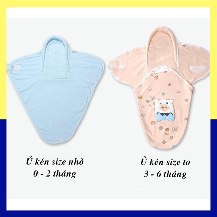 Ủ Kén Chống Giật Mình Cho Bé Vải Cotton Hàng Cao Cấp Chất Đẹp - Tiny Kids