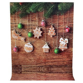 Tấm Phông Nền Chụp Ảnh 3C 1.5X2.1M Hình Chuông Giáng Sinh