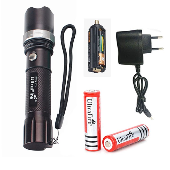 Bộ Đèn Pin Ultra Fire Sạc Siêu Sáng cao cấp