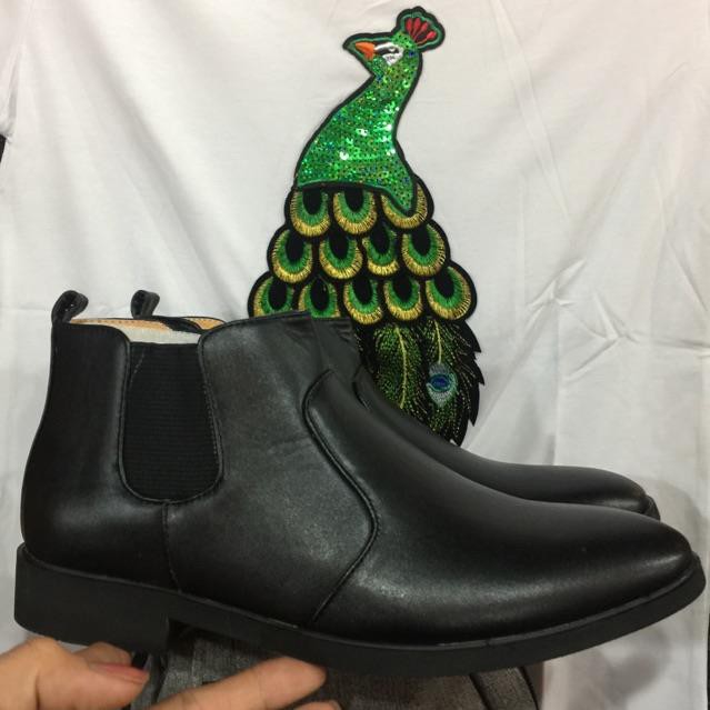 Giầy lười cao cổ nam