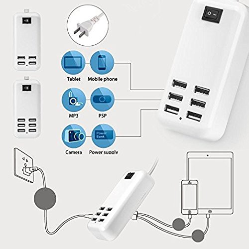 Hub chia USB thành 6 cổng cao cấp có công tắc