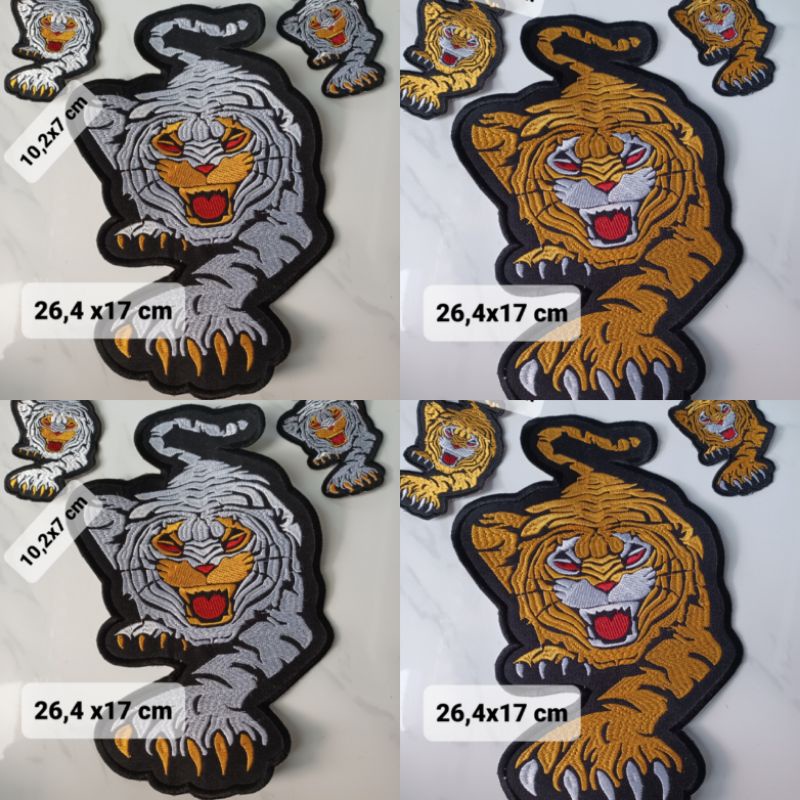 Sticker Ủi Thêu Hình Hổ
