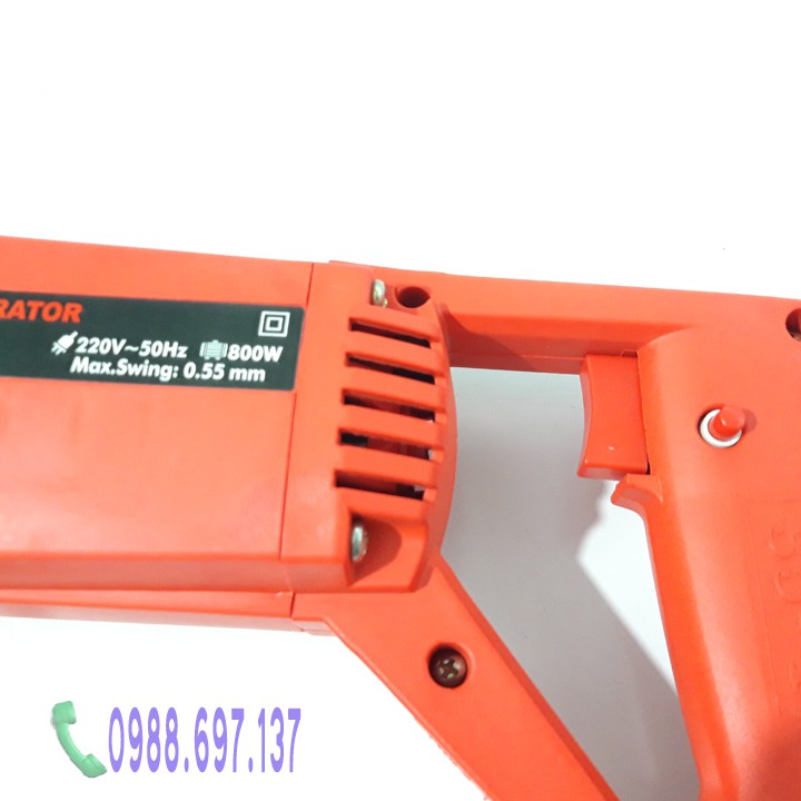 Máy đầm bê tông cầm tay Professional 800W + dây dầm 1m2