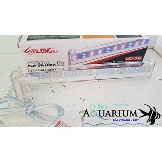 Đèn LED kẹp bể cá Xilong D30
