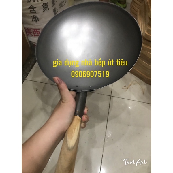 Chảo thép cán gỗ size 30cm,32cm,34cm,34cm,36cm