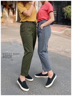 Quần baggy kaki AGE2X