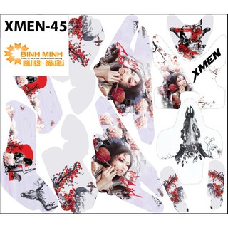 Tem trùm xe điện xmen 45