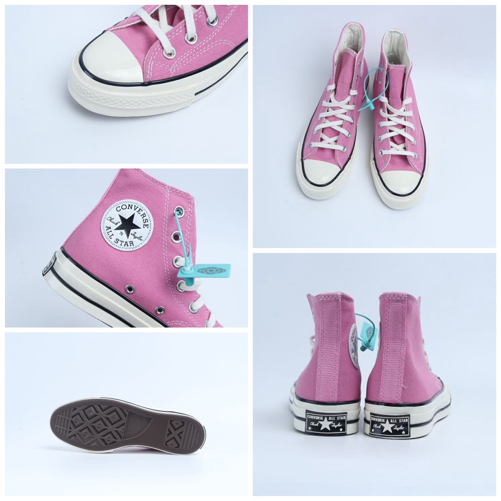 Giày Thể Thao Conv 1970S Cao Su Đế Cao Su Màu Hồng Thời Trang Cho Nam Nữ