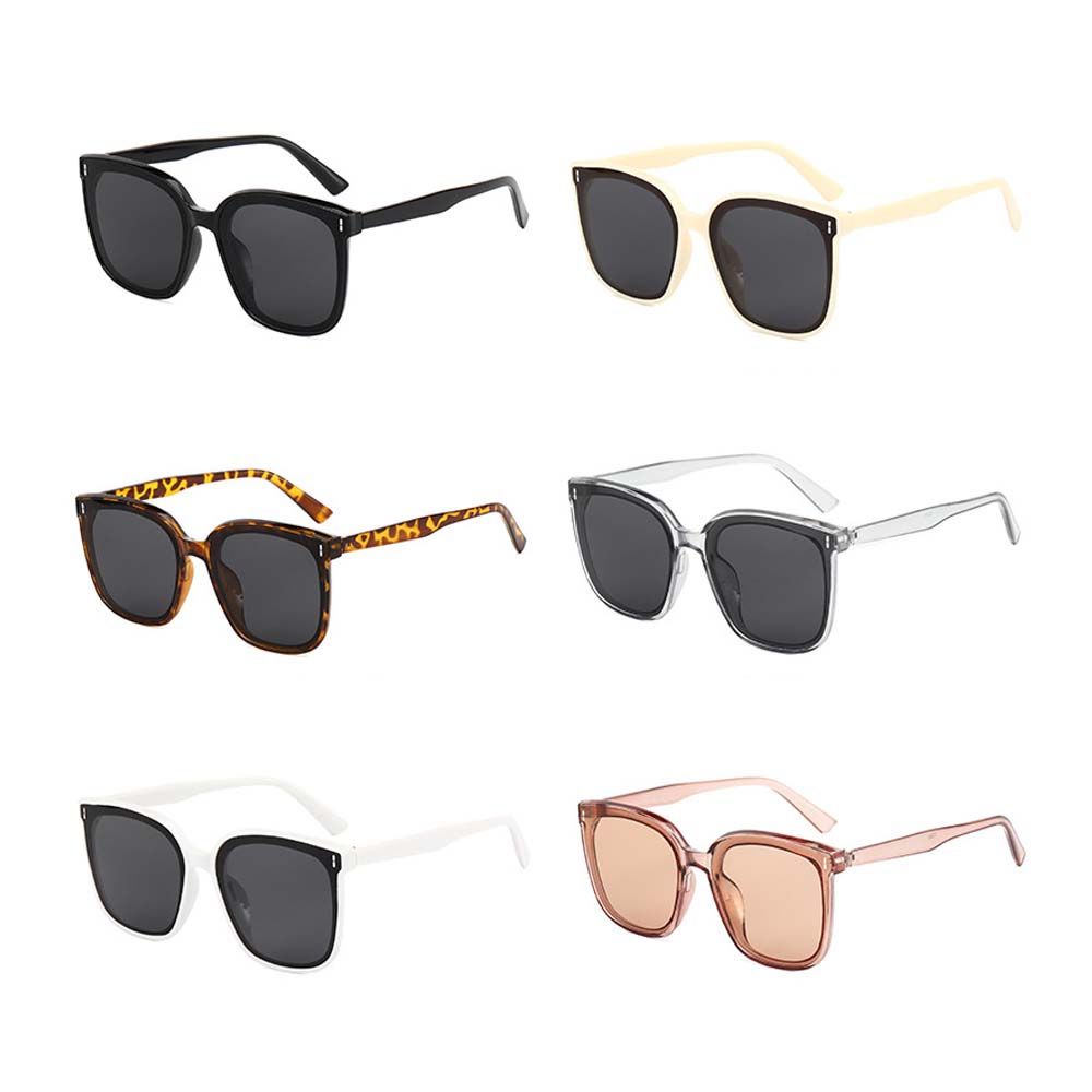 Kính mát gọng chữ nhật họa tiết da báo chống tia UV phong cách Hàn Quốc cổ điển dành cho nữ BACK2LIFE