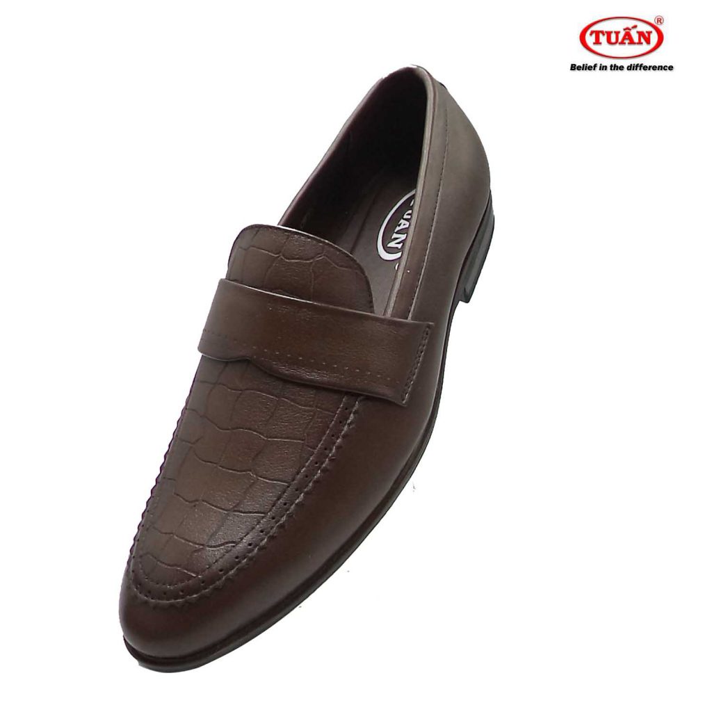 Giày tây nam da bò phong cách hàn quốc thương hiệu Giày da Tuấn GXHU-062