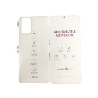 Miếng dán PPF Cho Samsung Galaxy S20, S20+, S20 Ultral full mã trước sau, bóng 7 màu và chống Vân