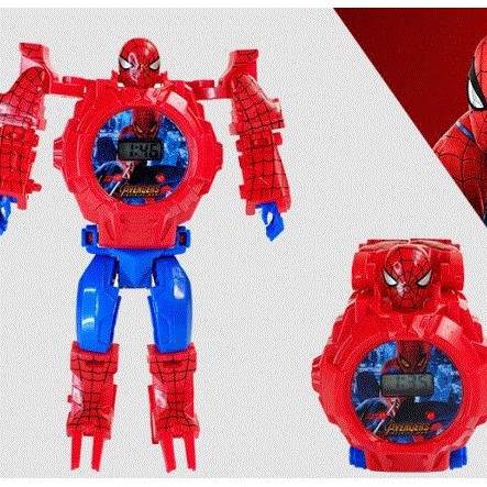 Đồng Hồ Biến Hình Nhân Vật Siêu Anh Hùng Siêu Nhân Nhện Đeo Tay Cho Bé Trai | BigBuy360 - bigbuy360.vn