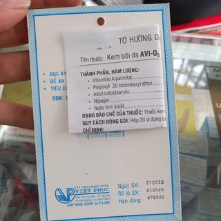 KEM BÔI MỤN AVI-O5