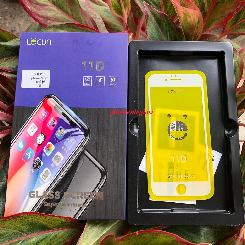 (Loại tốt)Cường lực 3D,5D,11D Lecun iphone full màn hình đủ dòng iphone Full màn 6 6s 6plus 6+ 6splus 7 7plus x