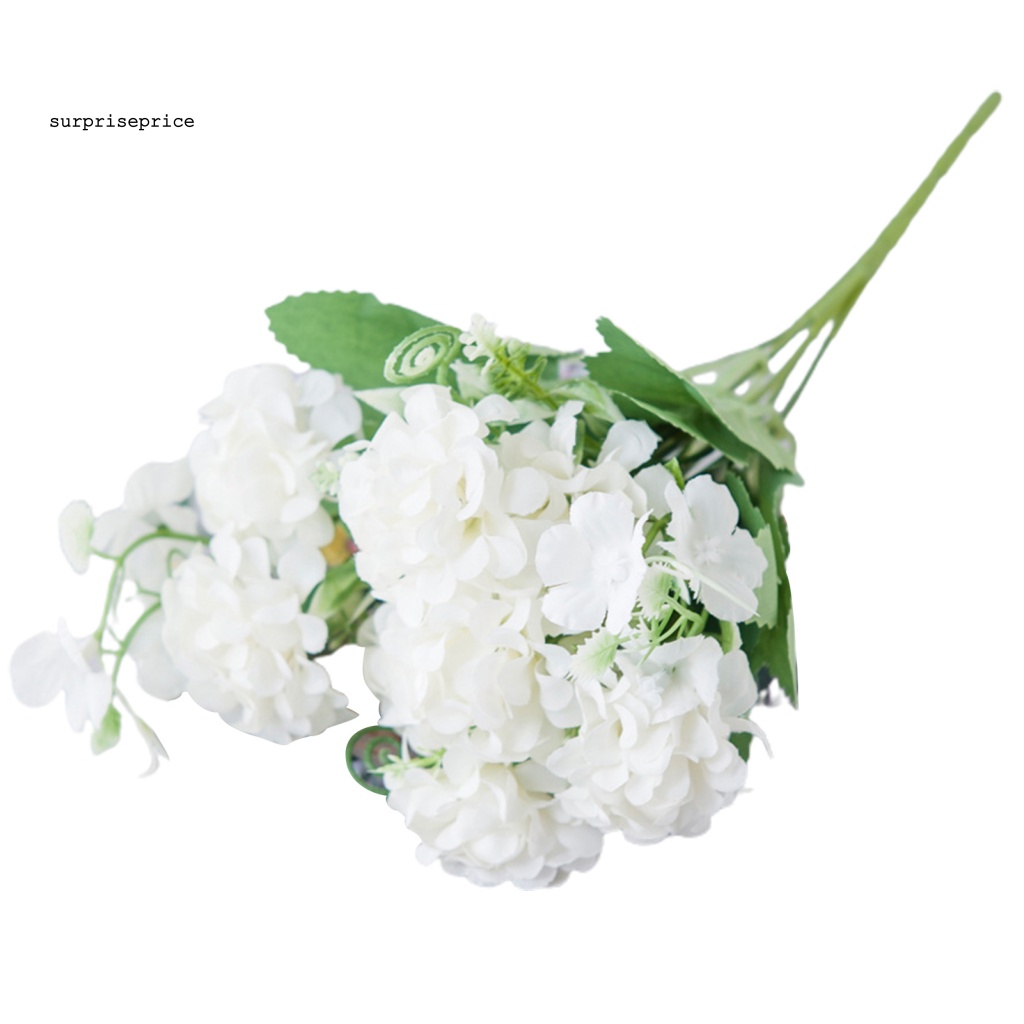 Bó Hoa Tú Cầu Giả Bằng Lụa Trang Trí Tiệc Cưới