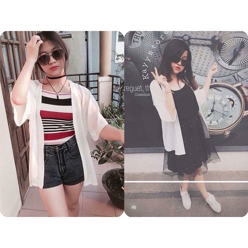 Kimono TRẮNG TRƠN | BigBuy360 - bigbuy360.vn