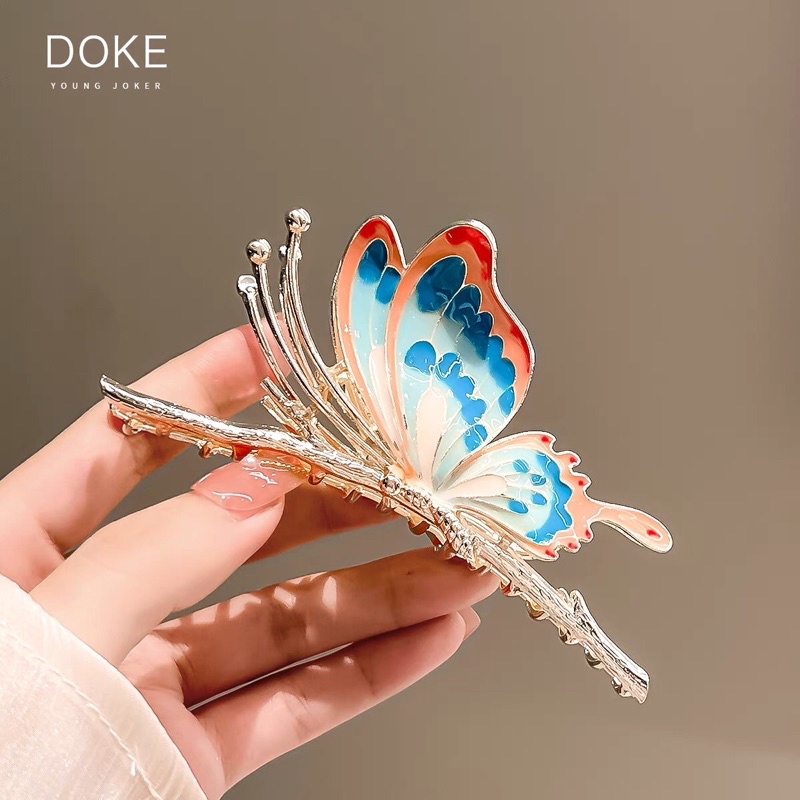Kẹp Tóc Càng Cua Kim Loại Hàn Quốc Butterfly Nhiều Màu Cho Bạn Gái Mẫu Mới Sang Chảnh Mainia Shop