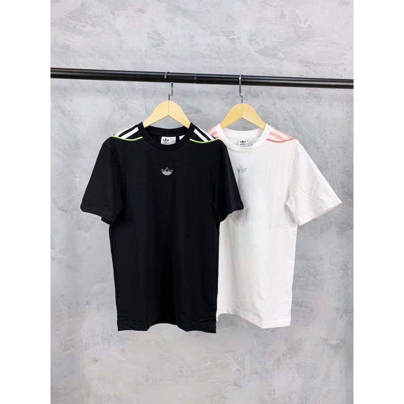 💥Xuất Xịn 💥Áo Thun 1604 TREFOIL TEE BLACK/white  Made in Cambodia full tag code  SIZE S M L