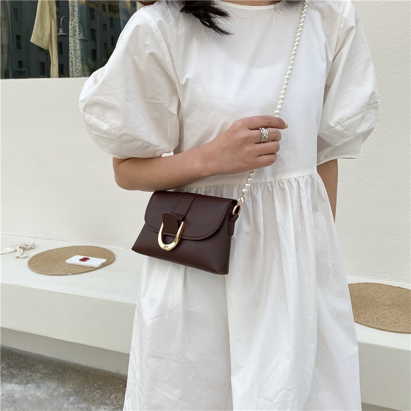 Túi xách đeo chéo nữ phong cách Châu Âu thời trang 2021 nhiều màu tùy chọn