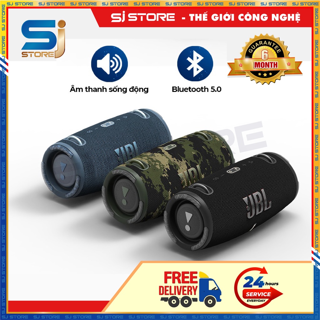 Loa Bluetooth Không Dây Super Bass Xtreme 3+ [ HÓT 2021 ]Âm Thanh Lớn Bass Cực Chất, Chống Thấm Nước Tốt, Cắm Usb, Thẻ N