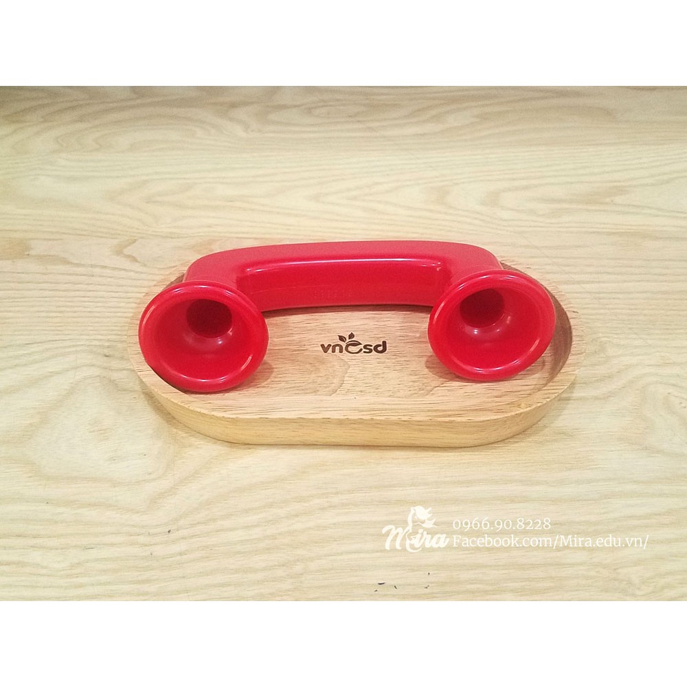 Mira toys - Tai nghe âm - Giáo cụ Ngôn ngữ Montessori