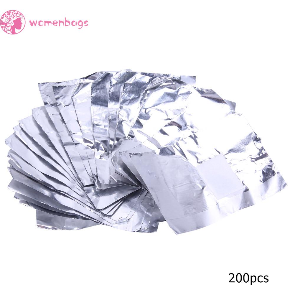 Set 100/200/300/500 Miếng Giấy Thiếc Bọc Ngâm Móng Tay<br>