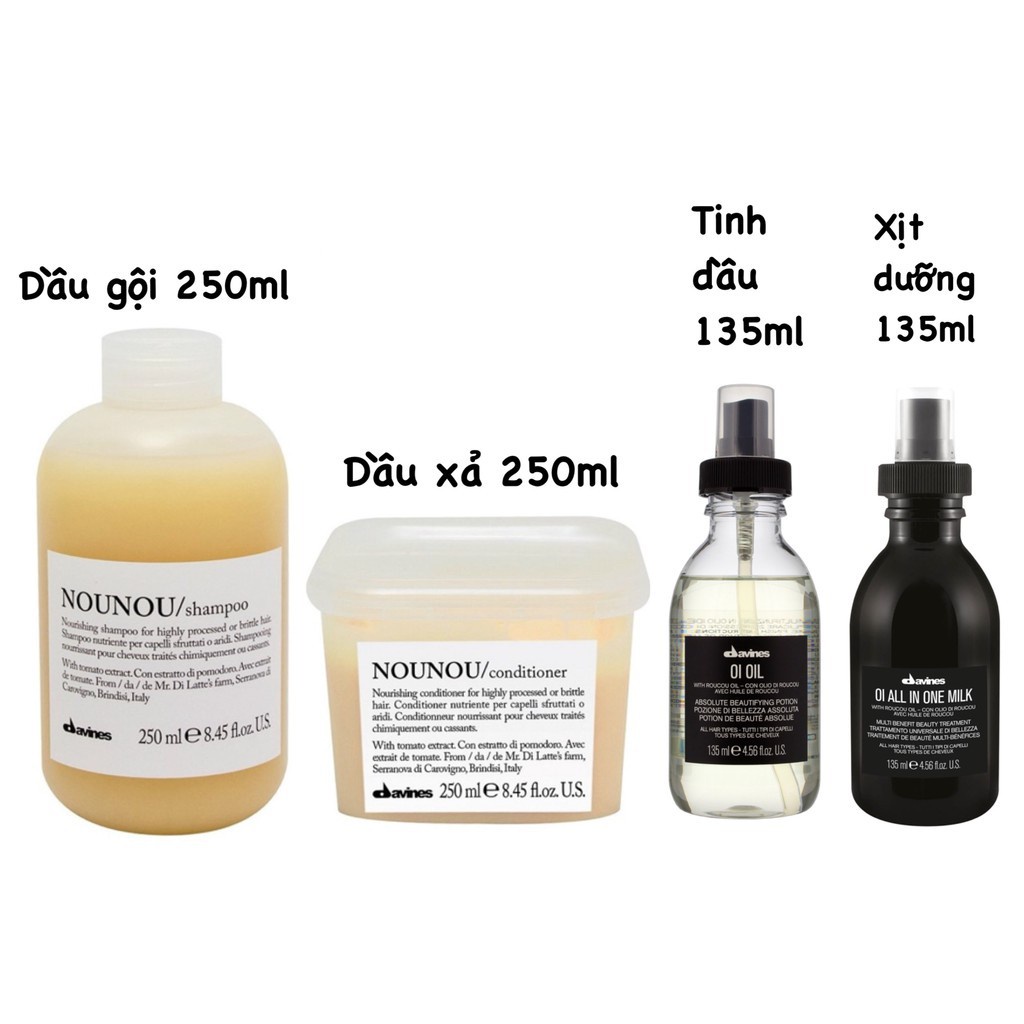 [ CHÍNH HÃNG ] Tinh Dầu Dưỡng Tóc Hoàn Mỹ Davines Oi Oil 50-135ml