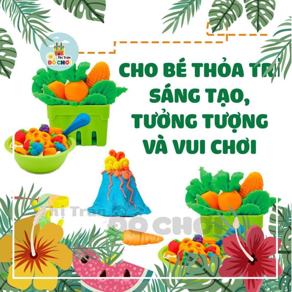 Đất nặn an toàn cho bé - set 6 màu mềm dẻo, không dính tay MT340