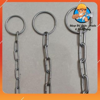 Dây xích chó mèo bằng sắt xi loại tốt (dây 1m4) - nhiều kích thước