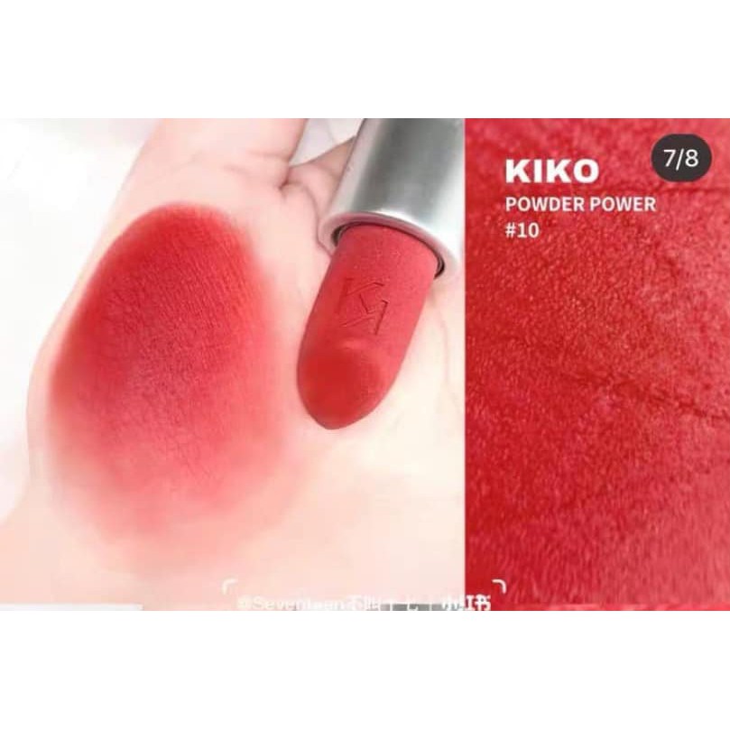 Son môi Kiko Powder Power, tinh binh làm mưa làm gió mới ra mắt nhà KIKO 2020 - Céline Tran Shop