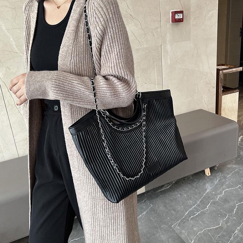 Túi tote đeo vai IELGY cỡ lớn phong cách retro thời trang cho nữ
