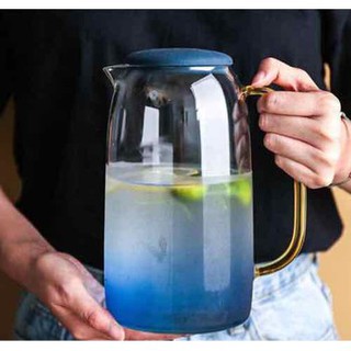 Bình thuỷ tinh xanh 1550ml