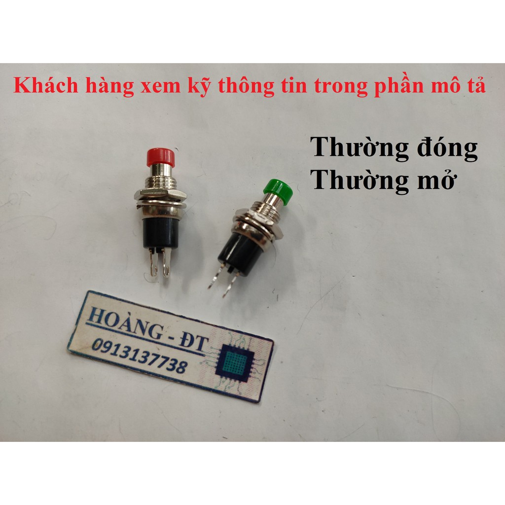 Nút nhấn nhả phi 7mm