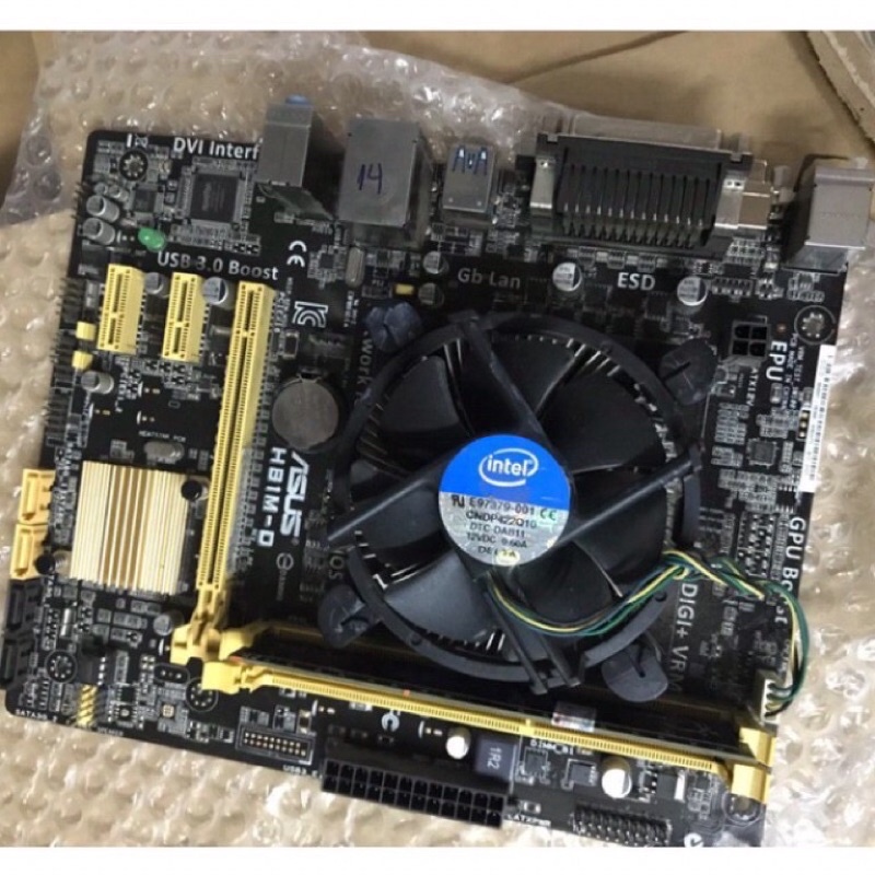 [COMBO] Main H81 + Chip g1840+ 2 Ram 2gb buss 1600 Tặng Fan CPU