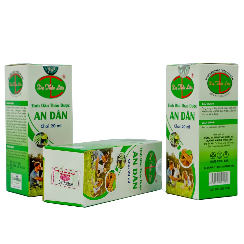 Tinh Dầu An Dân Dạ Thảo Liên 100% Thảo Dược Thiên Nhiên 20ml
