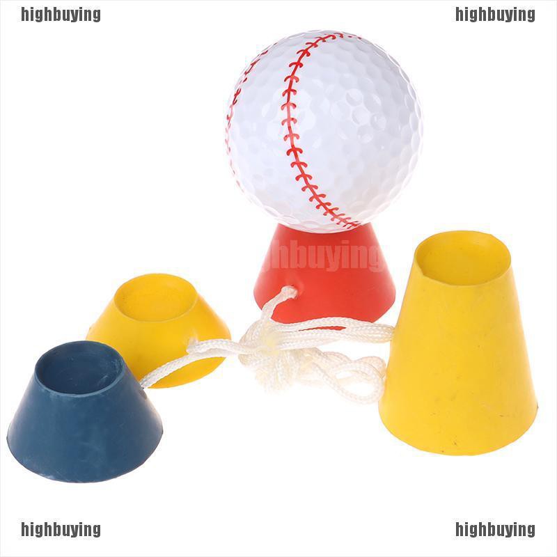 HBVN belle 4 In 1 Different Golf Tees Golf Winter Rubber Tee with Rope Golf Ball Hold modish