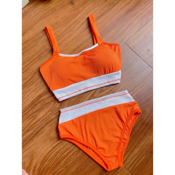 Bikini 2 mảnh cam siêu cháy - CarotShop