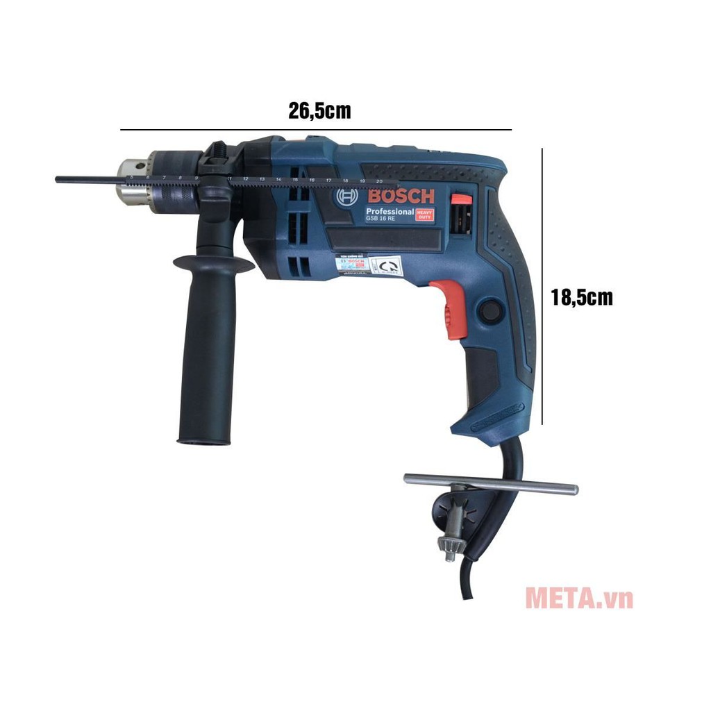 Máy khoan động lực Bosch GSB 16 RE (Hộp Nhựa)
