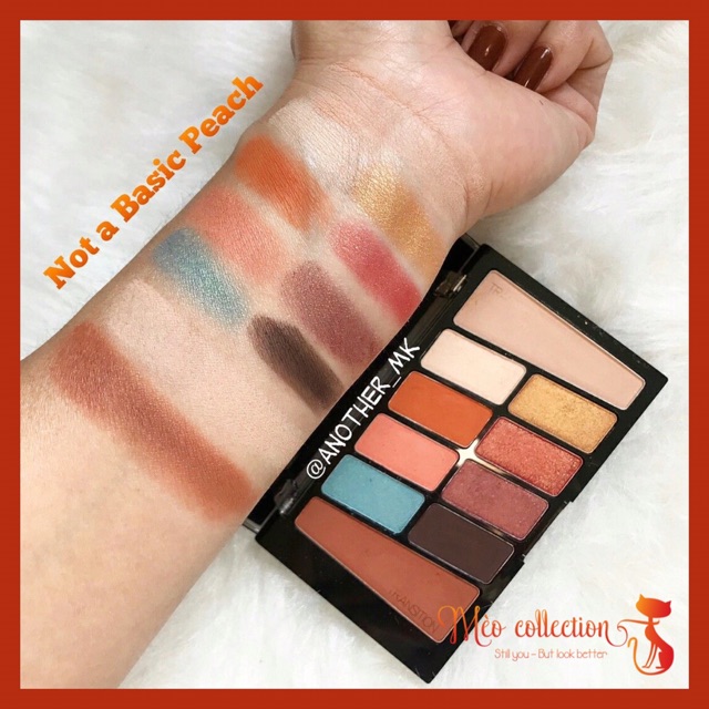 Phấn mắt Wet n wild Color Icon Eyeshadow 10 Pan Palette màu Rose in the air, Not a basic peach, My Glamour Squad