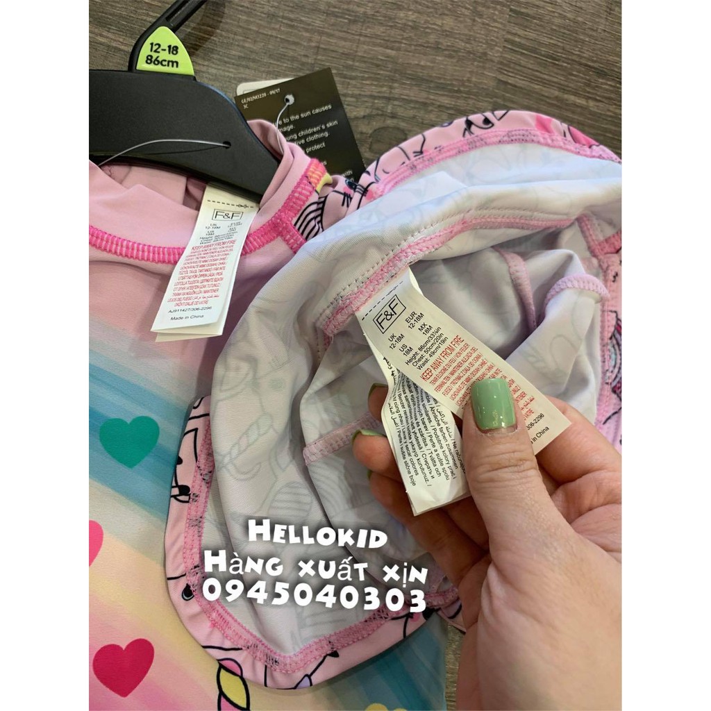 Bộ bơi mèo cầu vồng kèm mũ | BigBuy360 - bigbuy360.vn