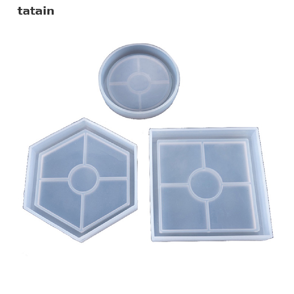 [TAT] Base Tray Silicone Mold Large Size Round Tray Concrete Mold Terrazzo Round Plate CVX