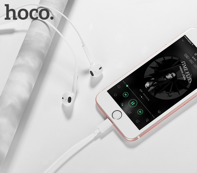 √Tai Nghe nhạc Lightning cho iPhone 7/7Plus, iPhone 8/8plus, iPhone X  Âm Siêu Hay Có Bluetooth Hoco L7 Plus -Chính Hãng