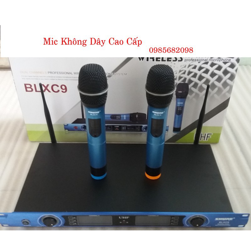 MIC KHÔNG DÂY CAO CẤP SHURE BLX C9 hàng chính hãng