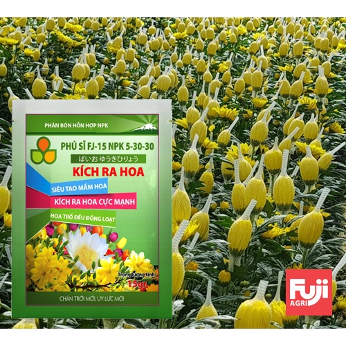 Phân bón NPK FJ15 KÍCH RA HOA 15g