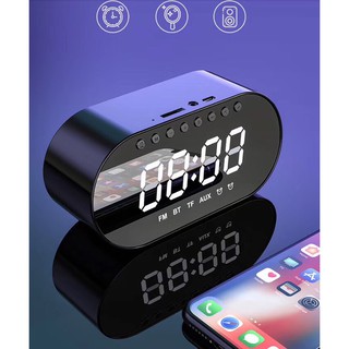 Loa gương bluetooth kiêm đồng hồ báo thức T1